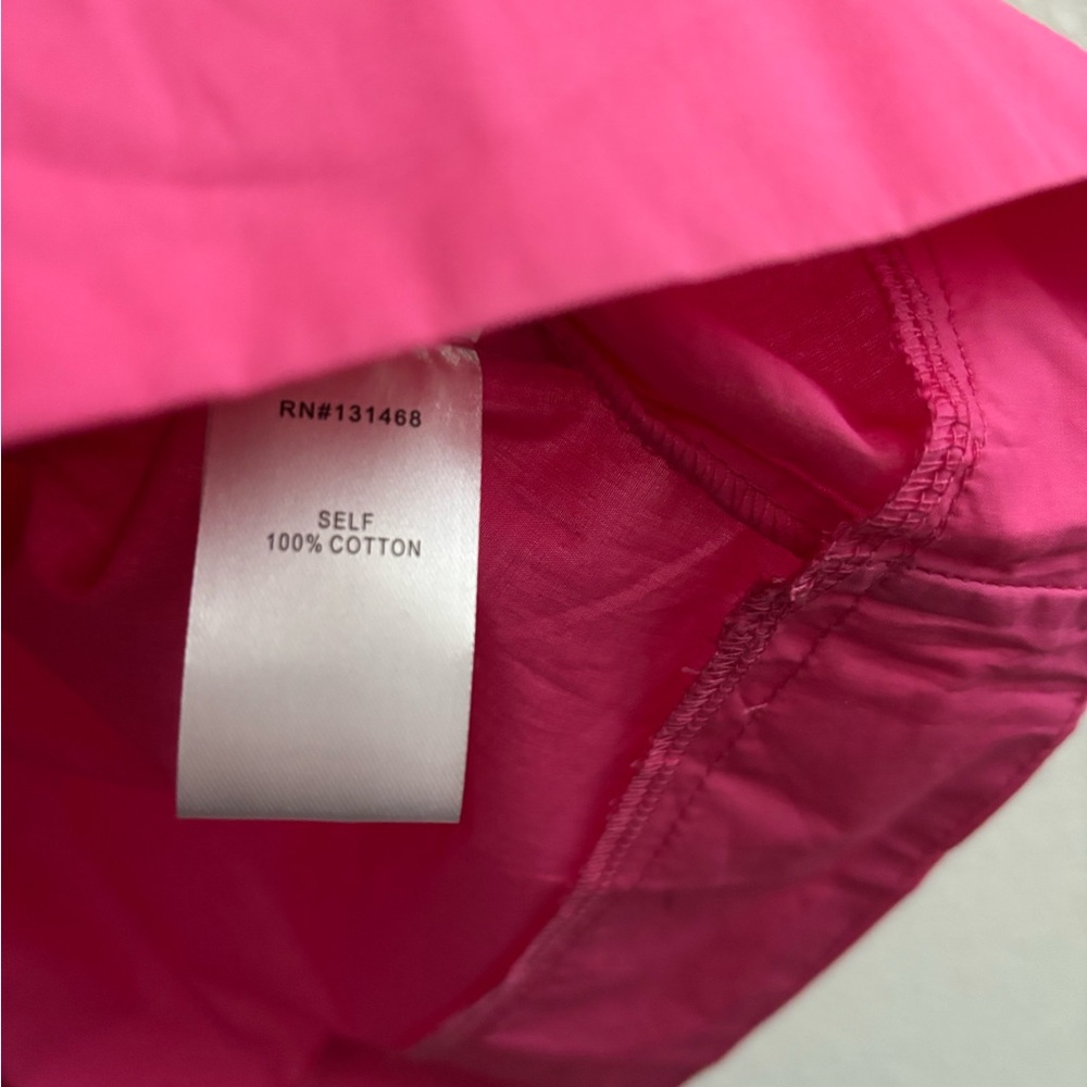 Avara Pink Blouse with Ruffled Sleeves - Picture 6 of 6